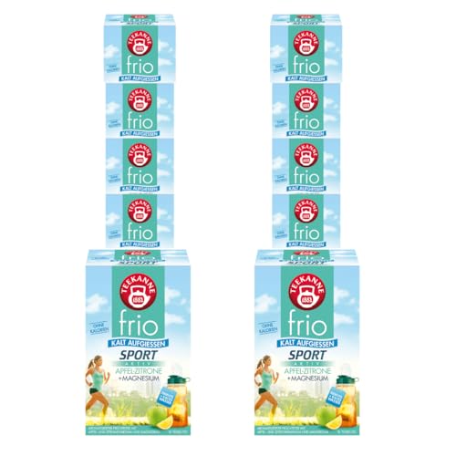 frio Sport Aktiv Apfel-Zitrone 10 Packungen à 18 Beutel, 450g von Teekanne