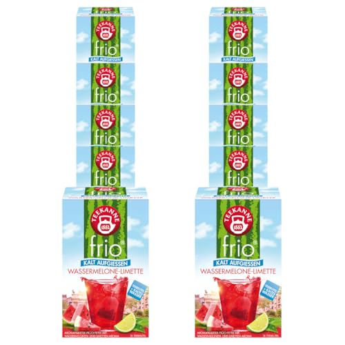 frio Wassermelone Limette 10 Packungen à 18 Beutel, 450g von Teekanne