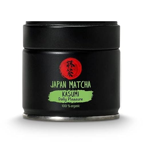 BIO Matcha Tee Japan Kasumi – Daily Pleasure Biotee, 30g, Präfektur Kagoshima Japan, Typisch weich mit leichten süßlichen Noten von Teeladen Herzberg