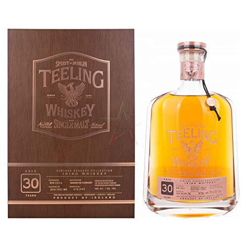 Teeling Whiskey 30 Years Old VINTAGE RESERVE COLLECTION Irish (1 x 0.7 l) von Hard To Find Whisky