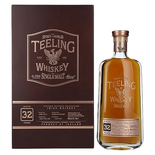 Teeling Whiskey 32 Years Old VINTAGE RESERVE COLLECTION 46Prozent Vol. 0,7l in Holzkiste von Teeling