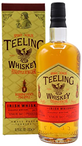 Teeling Whiskey SMALL BATCH Irish Whiskey Pineapple Rum Cask Finish 49,2% Volume 0,7l in Geschenkbox Whisky von Hard To Find