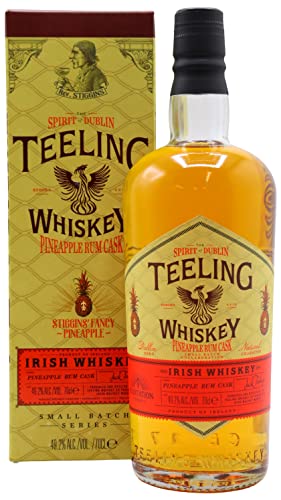 Teeling Whiskey SMALL BATCH Irish Whiskey Pineapple Rum Cask Finish 49,2% Volume 0,7l in Geschenkbox Whisky von Hard To Find