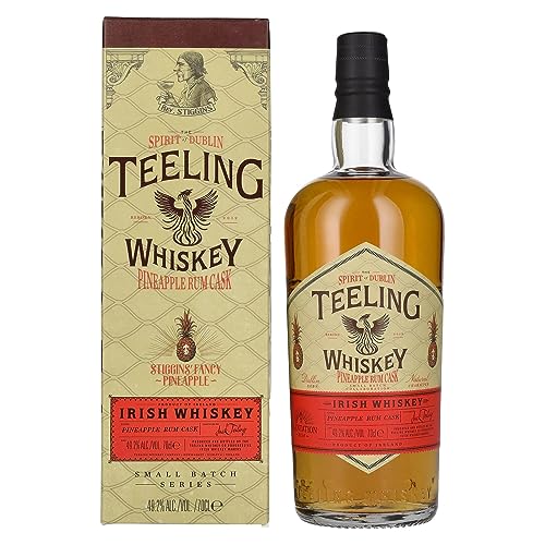 Teeling Whiskey SMALL BATCH Irish Whiskey Pineapple Rum Cask Finish 49,2% Volume 0,7l in Geschenkbox Whisky von Hard To Find