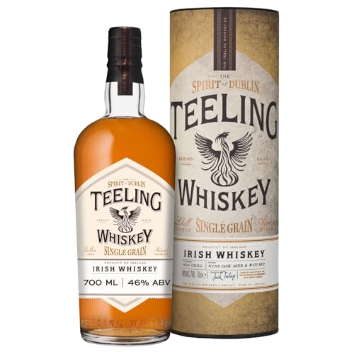 Teeling Single Grain Irish Whiskey mit Geschenkverpackung (1 x 0,7 l) von Teeling