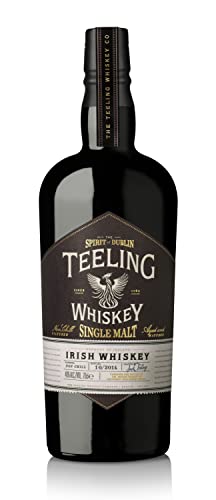 Teeling Single Malt Irish Whiskey mit Geschenkverpackung (1 x 0,7 l) von Teeling
