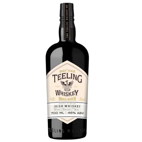Teeling Small Batch Irish Whiskey, gereift in Ex-Bourbonfässern und abgerundet in mittelamerikanischen Rumfässern, 46% vol., 70cl / 700ml von Teeling