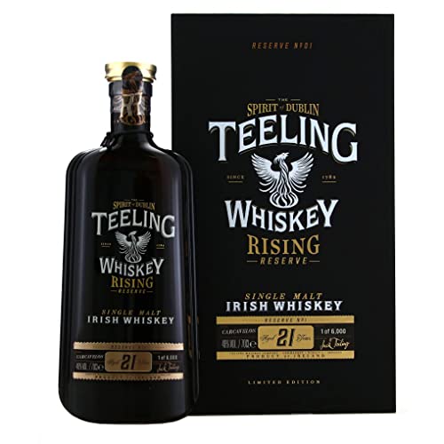 Teeling Whiskey 21 Years Old Single Malt RISING RESERVE No. 1 46% Vol. 0,7l in Geschenkbox von Teeling