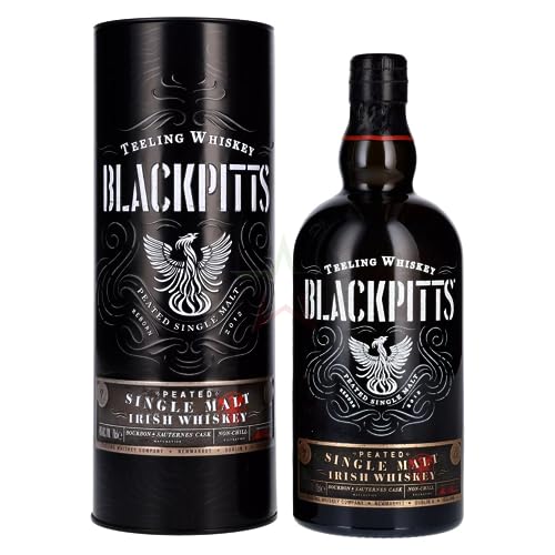 Teeling Whiskey BLACKPITTS PEATED Single Malt Irish Whiskey in Tinbox 46,00% 0,70 lt. von Teeling