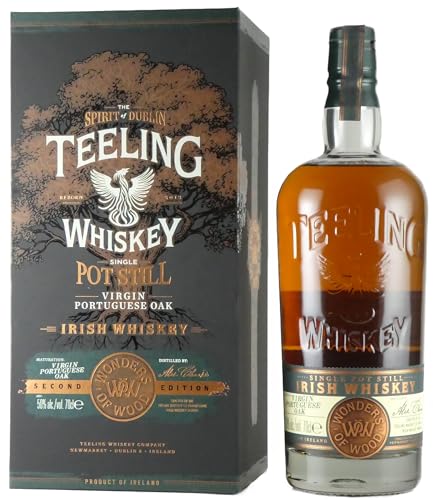 Teeling Whiskey Single Pot Still WONDERS OF WOOD Virgin Portuguese Oak Second Edition 50% Vol. 0,7l in Geschenkbox Teeling Whiskey Single Pot Still WONDERS OF WOOD Virgin Portuguese Oak Second Edition 50% Vol. 0,7l in Geschenkbox von Teeling