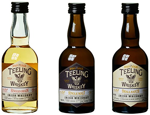 Teeling Whiskey Trinity Pack mit Geschenkverpackung (3 x 50 ml) von Teeling