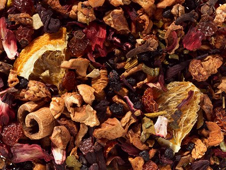 Früchteteemischung Feuerzangenbowle Rotwein-Orange-Zimt-Note aromatisiert , 1 kg von Teemando