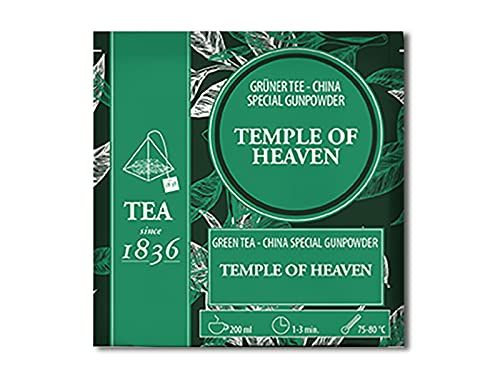 Grüner Tee China Special Gunpowder Temple of Heaven 50 Pyramidenbeutel im Sachet à 3 g Grüner Tee China Special Gunpowder Temple of Heaven 50 Pyramidenbeutel im Sachet à 3 g von Teemando