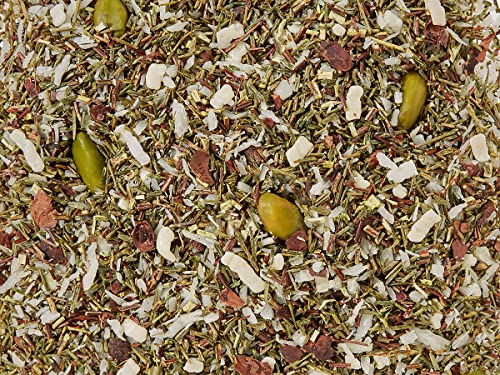 teemando® 1 kg Grüne Rotbuschteemischung Weiße Schokolade-Pistazie Pistazien-Vanille-Note aromatisiert von Teemando