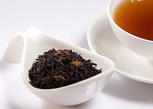 Schwarzer Tee Vanille -Extra- mit natürlicher Bourbon Vanille von Teeparadies Löw | 100g ca. 50 Tassen | 100% Geld zurück Garantie von Teeparadies Löw