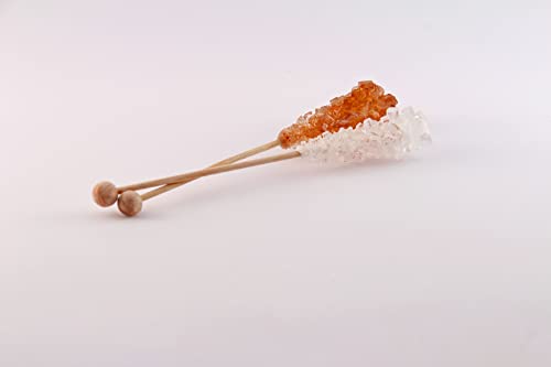 Teeparadies Löw 5 Weiße / 5 Braune Mix Kandissticks einzeln verpackt 17cm | Kandiszucker Sticks | Zucker Kandis Zuckerstangen| Teezucker Kandis am Stiel | Tee Zucker am Stiel Teeparadies Löw 5 Weiße / 5 Braune Mix Kandissticks einzeln verpackt 17cm | Kandiszucker Sticks | Zucker Kandis Zuckerstangen| Teezucker Kandis am Stiel | Tee Zucker am Stiel von Teeparadies Löw