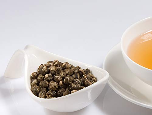 Teeparadies Löw Jasmin Dragon Pearls 100 g - Lose Blätter - Phoenix Dragon Pearls - China Grüner Tee - von Teeparadies Löw