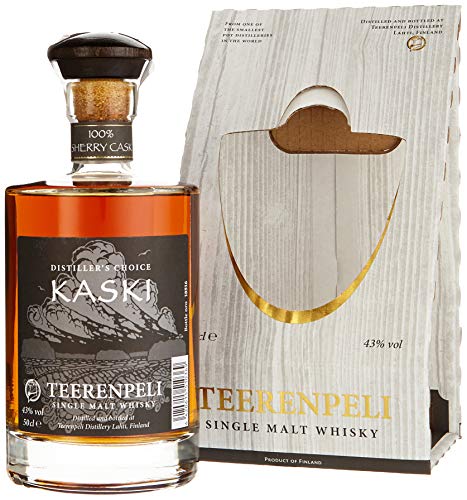 Distiller's Choice | TEERENPELI Kaski | Single Malt Whisky | 500 ml | 43% Vol. | Vanillearomen & Malz | Ölige Noten | Lang anhaltender Abgang von Teerenpeli