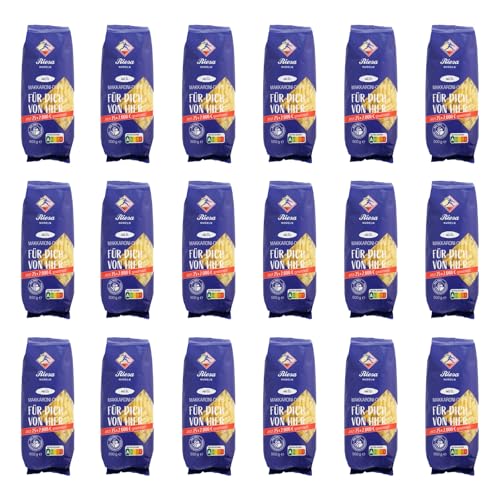 18er Pack Riesa Nudel Fitmacher Makkaroni Chips (18 x 500 g) Teigwaren, Riesa Nudeln, Pasta von Riesa