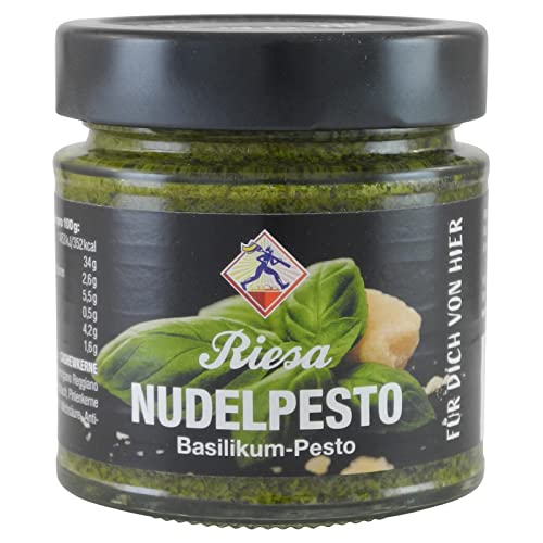Basilikum Pesto, Nudelkrönung (190 g Glas) von Riesa