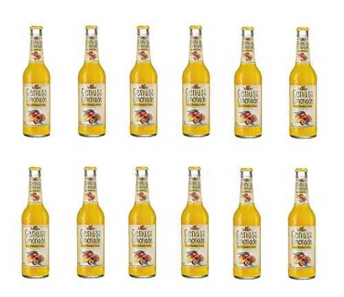 Teinacher Genuss-Limonade Mango-Maracuja-Orange 12 x 0,33 Liter inkl 0,96€ MEHRWEG Pfand von Teinacher