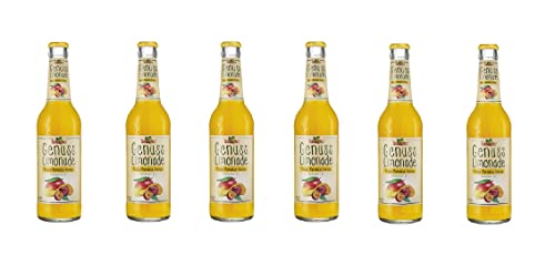Teinacher Genuss-Limonade Mango-Maracuja-Orange 6 x 0,33 Liter inkl 0,48€ MEHRWEG Pfand von Teinacher