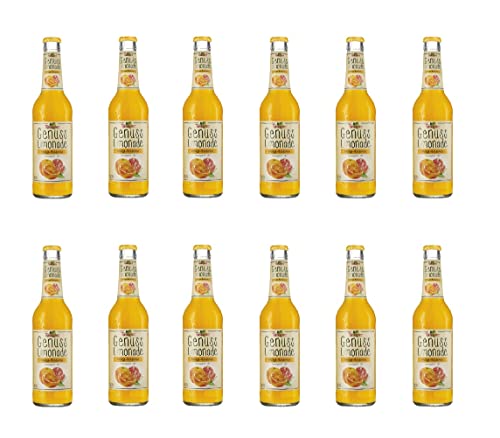 Teinacher Genuss-Limonade Orange-Mandarine 12 x 0,33 Liter inkl 0,96€ MEHRWEG Pfand von Teinacher