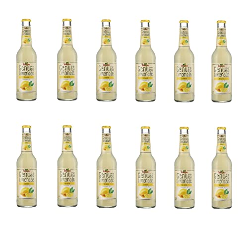 Teinacher Genuss-Limonade Zitrone 12 x 0,33 Liter inkl 0,96€ MEHRWEG Pfand von Teinacher