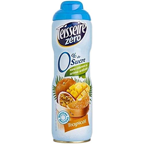 Teisseire Zéro Sucre Sirop Tropical 60cl (lot de 4 Teisseire Zéro Sucre Sirop Tropical 60cl (lot de 4 von Teisseire Sirop