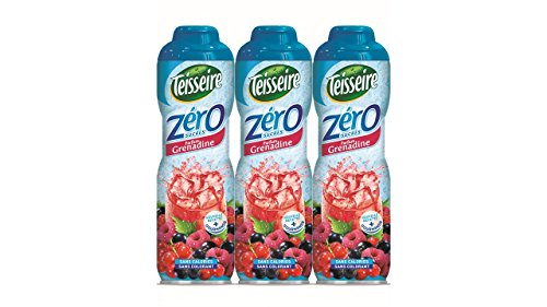3 Grenadine 0% Sirup Zucker frei - 3 x 0,6L 3 Grenadine 0% Sirup Zucker frei - 3 x 0,6L von BRITVIC