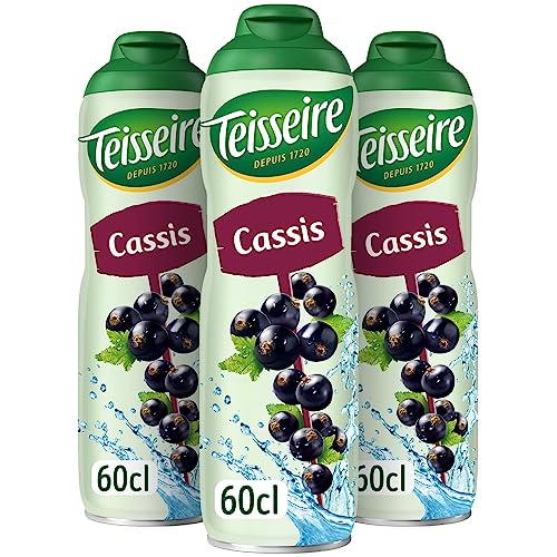 3 Sirup Cassis (schwarze Joahnnisbeere) Teisseire - 3 x 0,6L von Teisseire