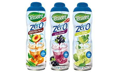3 zuckerfreie Sirupe Ice Tea Pfirsich, Schwarze Johannisbeere, Mojito 3X0.6L 3 zuckerfreie Sirupe Ice Tea Pfirsich, Schwarze Johannisbeere, Mojito 3X0.6L von Teisseire