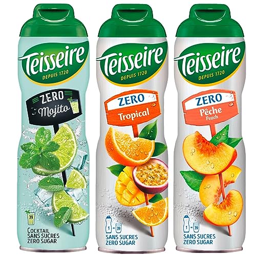 Teisseire Sirup Zero Mojito, Tropical, Pfirsich 600ml - Cocktails, Milchshakes von Teisseire