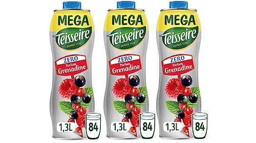 3er-Pack Mega Sirup Teisseire Grenadine (3X1.3) von Teisseire