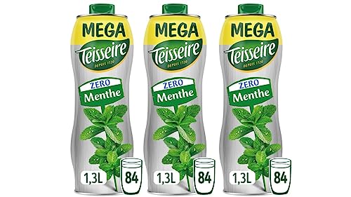 3er-Pack Mega Sirup Teisseire grüne Minze (3X1.3) von Teisseire