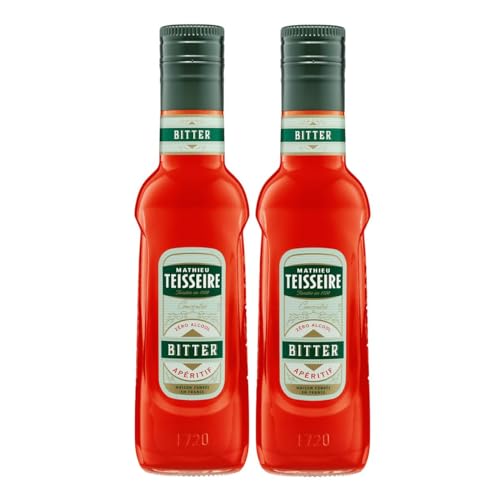 Mathieu Teisseire Getränke-Sirup Bitter Aperitif 0,25L - Cocktails (2er Pack) von Teisseire