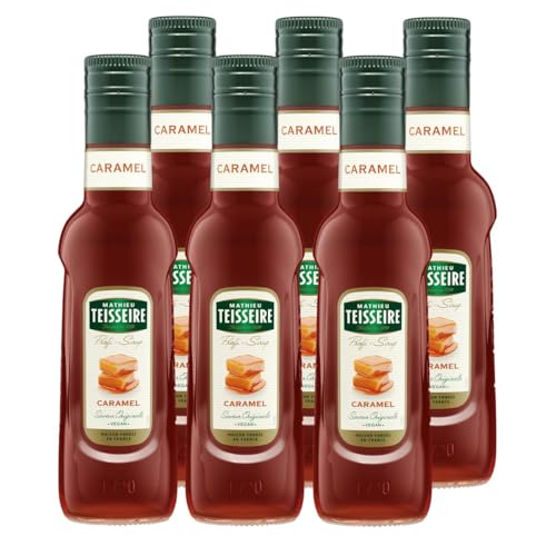 Mathieu Teisseire Getränke-Sirup Caramel 0,25L - Cocktails (6er Pack) von Teisseire