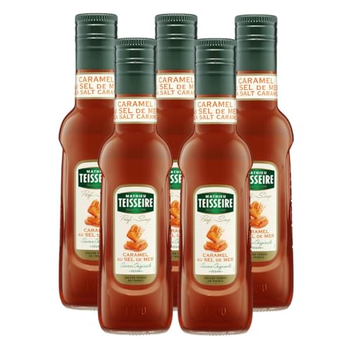 Mathieu Teisseire Getränke-Sirup Caramel au Sel de Mer 0,25L - Cocktails (5er Pack) von Teisseire