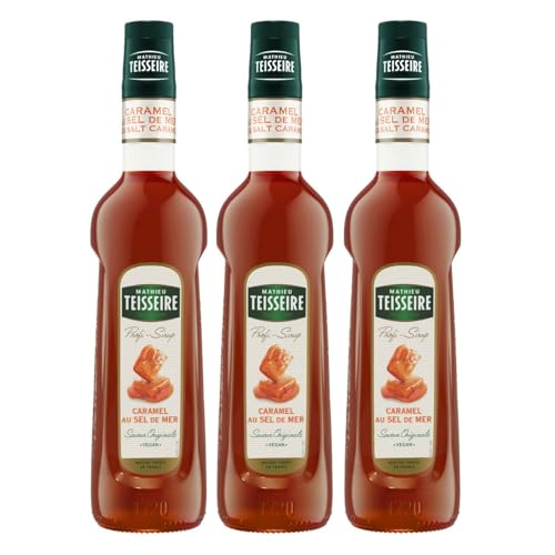 Mathieu Teisseire Getränke-Sirup Caramel au Sel de Mer 0,7L - Cocktails (3er Pack) von Teisseire