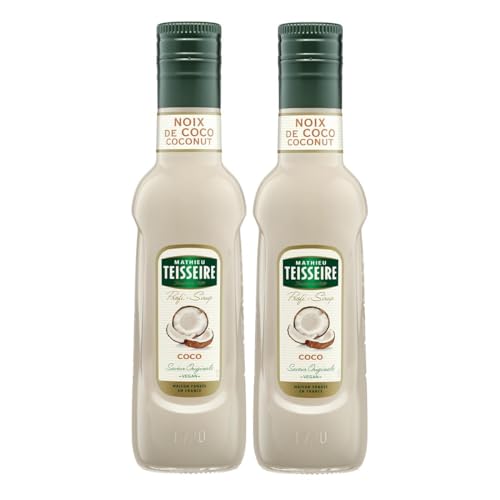 Mathieu Teisseire Getränke-Sirup Cocos 0,25L - Cocktails (2er Pack) von Teisseire