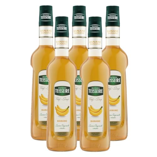 Mathieu Teisseire Getränke-Sirup Gelbe Banane 0,7L - Cocktails (5er Pack) von Teisseire