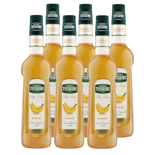 Mathieu Teisseire Getränke-Sirup Gelbe Banane 0,7L - Cocktails (6er Pack) von Teisseire