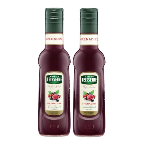 Mathieu Teisseire Getränke-Sirup Grenadine 0,25L - Cocktails (2er Pack) von Teisseire