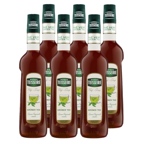 Mathieu Teisseire Getränke-Sirup Grüner Tee Sirup 0,7L - Cocktails (6er Pack) von Teisseire