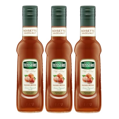 Mathieu Teisseire Getränke-Sirup Haselnuss 0,25L - Cocktails (3er Pack) von Teisseire