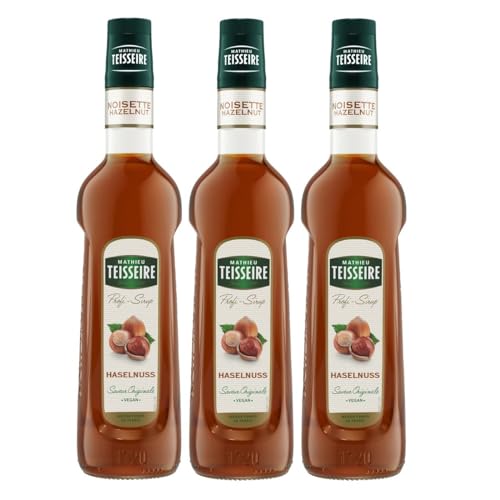 Mathieu Teisseire Getränke-Sirup Haselnuss 0,7L - Cocktails (3er Pack) von Teisseire