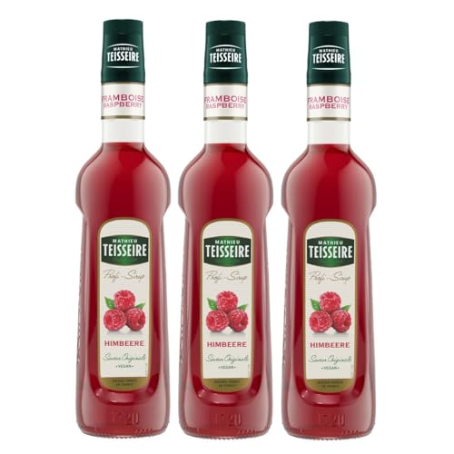 Mathieu Teisseire Getränke-Sirup Himbeere 0,7L - Cocktails (3er Pack) von Teisseire