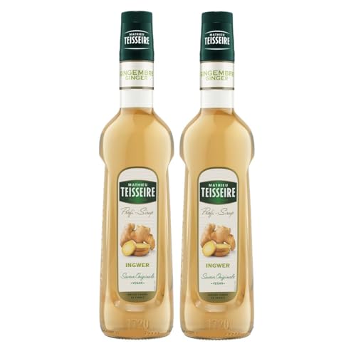 Mathieu Teisseire Getränke-Sirup Ingwer 0,7L - Cocktails (2er Pack) von Teisseire