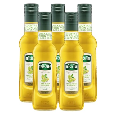 Mathieu Teisseire Getränke-Sirup Lime Juice Cordial 0,25L - Cocktails (5er Pack) von Teisseire