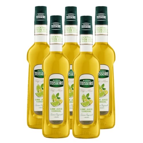 Mathieu Teisseire Getränke-Sirup Lime Juice Cordial 0,7L - Cocktails (5er Pack) von Teisseire